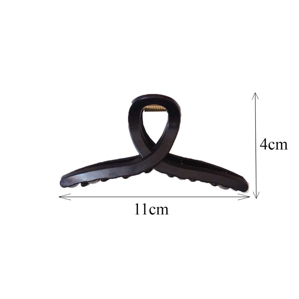 Kẹp tóc càng cua nhựa trong suốt cho nữ K3