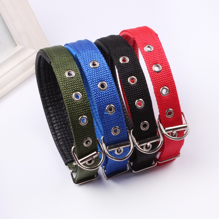 Vòng cổ cho chó mèo có lớp lót da điều chỉnh được đủ size