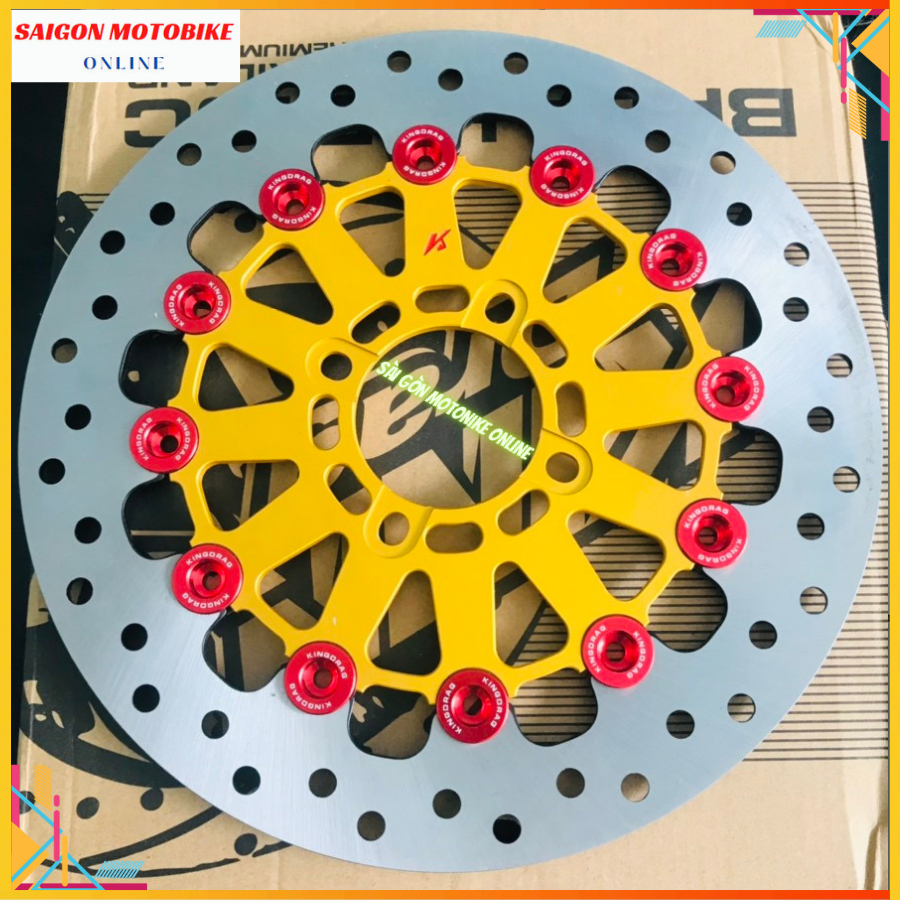 Đĩa thắng trước KingDrag 4 Lỗ Thông Dụng - Size đĩa 267mm / Găn được cho tất cả dòng xe hiện nay