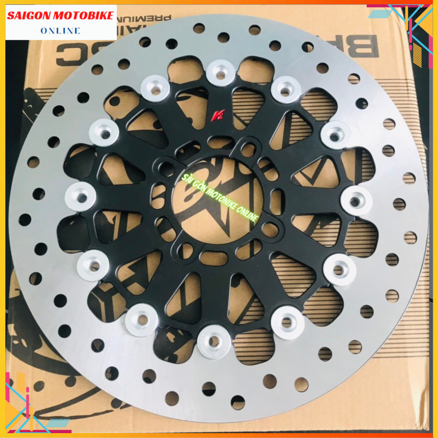 Đĩa thắng trước KingDrag 4 Lỗ Thông Dụng - Size đĩa 267mm / Găn được cho tất cả dòng xe hiện nay