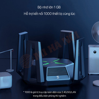 Bộ phát Wifi 6 Router Xiaomi AIoT AX9000 - 12 Ănten - 3 Băng tần - Chịu tải 1000 Thiết bị