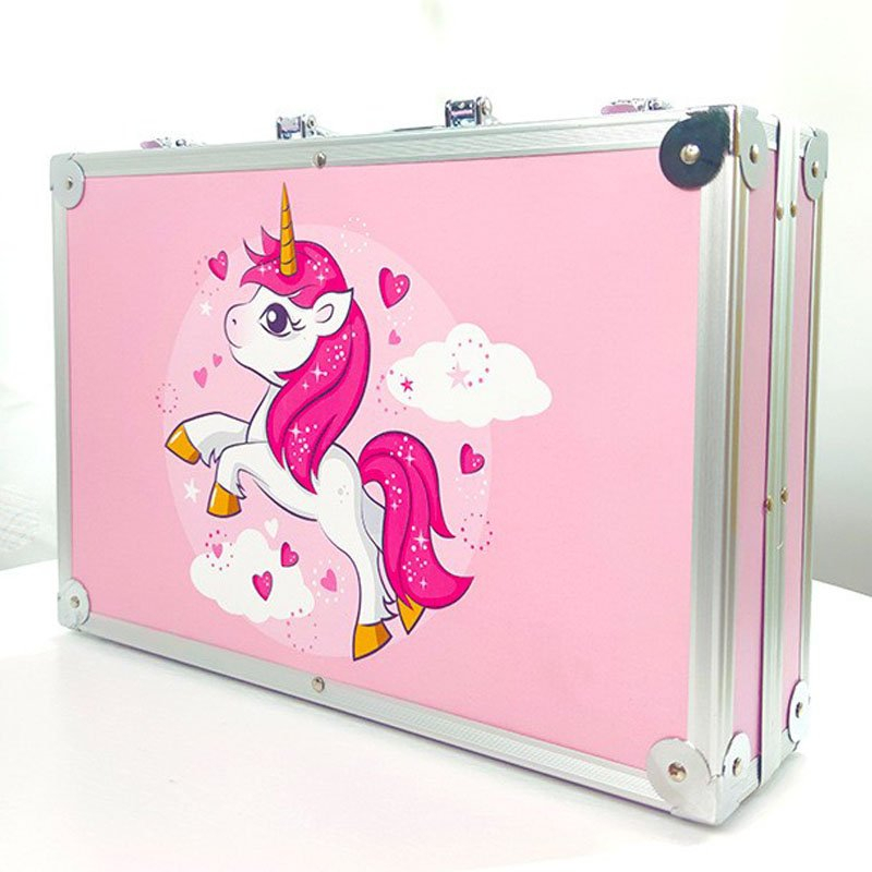 Bộ bút màu đa năng 145 chi tiết làm quà tặng sinh nhật cho bé, hộp màu vẽ đa năng