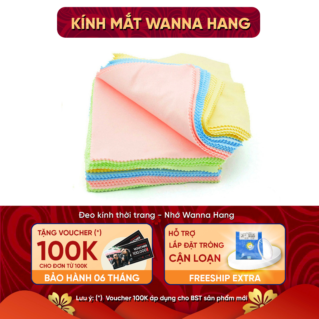 Khăn Lau Mắt Kính, Màn Hình Điện Thoại Chuyên Dụng Vải Mềm, Mịn - Wanna Hang