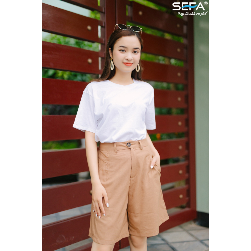 Quần linen cạp cúc SEFA 20002142477