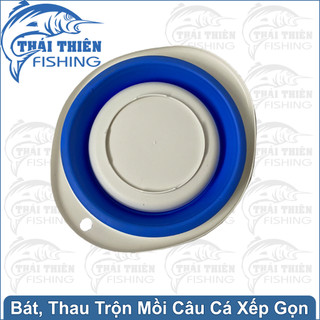Thau Trộn Mồi Câu Cá Xếp Gọn