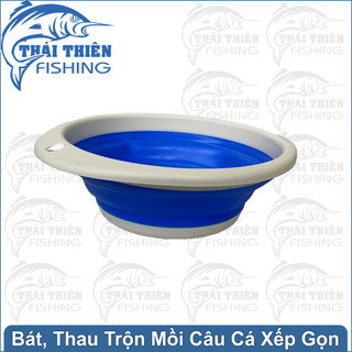 Thau Trộn Mồi Câu Cá Xếp Gọn