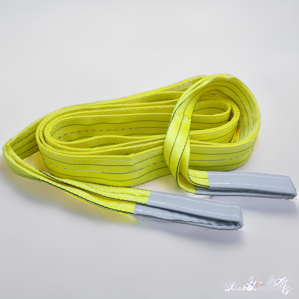 Dây cáp vải cẩu hàng, dây bẹ 3 tấn, dây cẩu 3 tấn - Bản rộng 75mm - Nhiều kích thước 1m - 12m - Hàng công ty