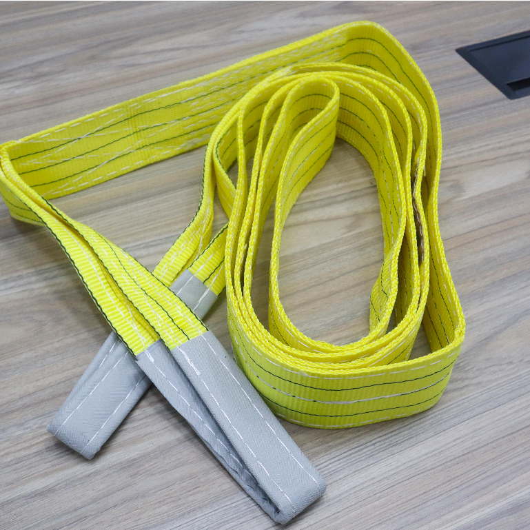 Dây cáp vải cẩu hàng, dây bẹ 3 tấn, dây cẩu 3 tấn - Bản rộng 75mm - Nhiều kích thước 1m - 12m - Hàng công ty