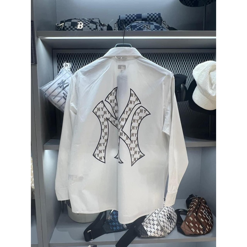 Sơ mi MLB dáng oversize