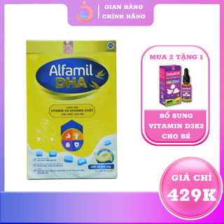 Sữa non ALFAMIL hộp 28 gói giúp phát triển chiều cao, sữa non tổ yến giúp bé phát triển trí não Prewon