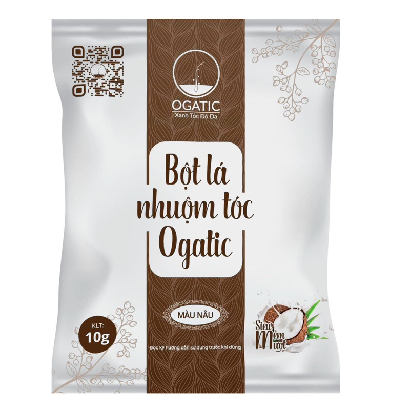 Bột lá nhuộm tóc OGANIC