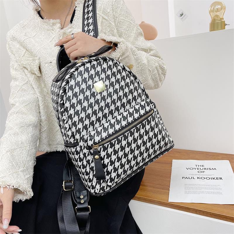 HOUNDSTOOTH BACKPACK - BALO DA HANG CAO CẤP