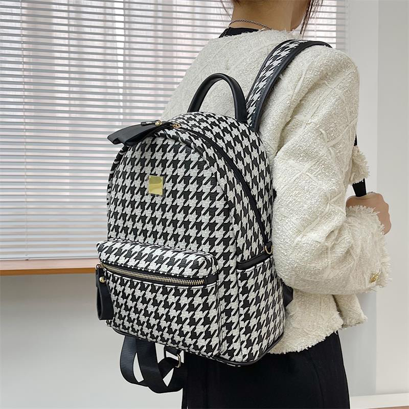 HOUNDSTOOTH BACKPACK - BALO DA HANG CAO CẤP