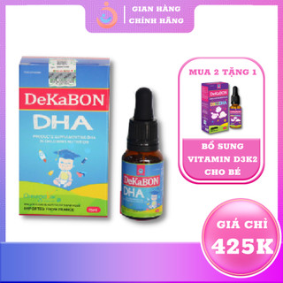 DHA cho bé Dekabon 15ml bổ sung vitamin, vitamin DHA cho trẻ, giúp tăng chiều cao, thông minh,phát triển trí não Prewon
