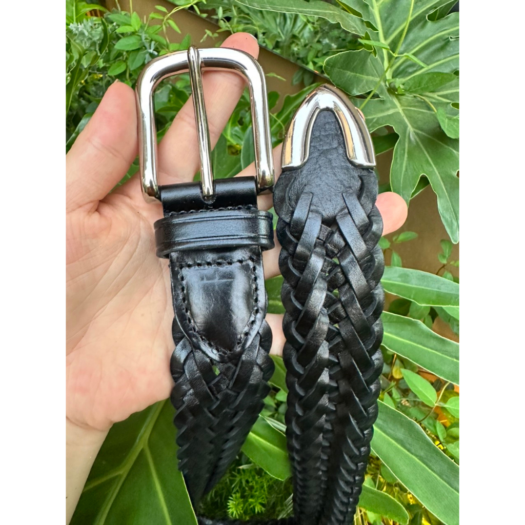 Thắt lưng Da Bò Đan Chéo