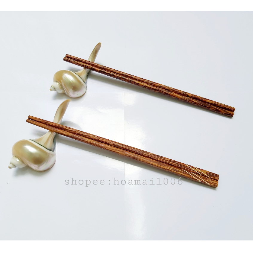 Bộ 10 đôi đũa gỗ dừa dài 24cm