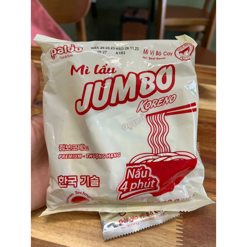 MÌ LẨU JUMBO KORENO (Lốc 10 gói)