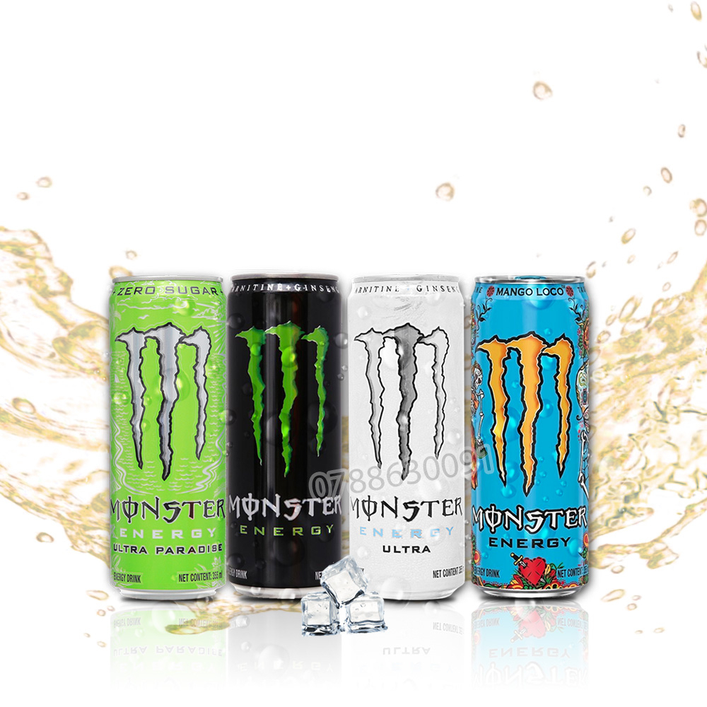 Nước Tăng Lực MONSTER ENERGY Mỹ Lon 355ml nhiều vị