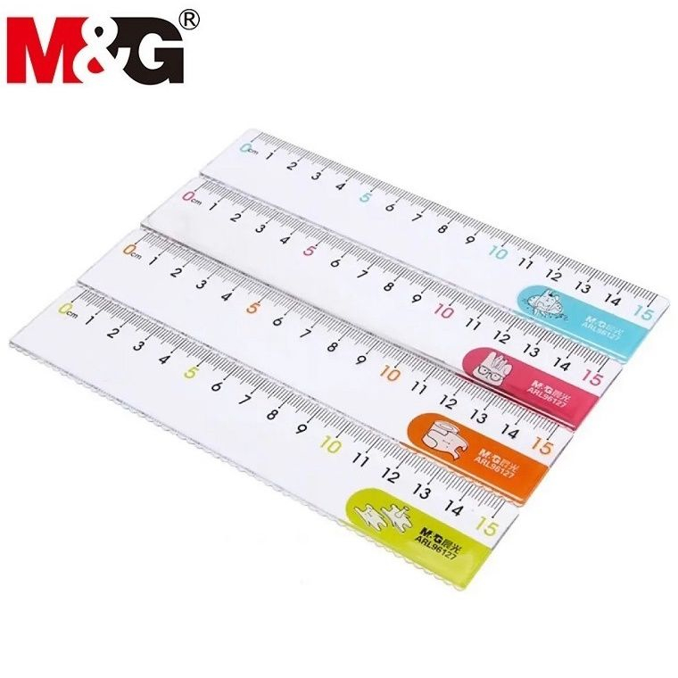 Thước kẻ M&G ARL96128 hình dễ thương - Thước 96128 học sinh 20cm