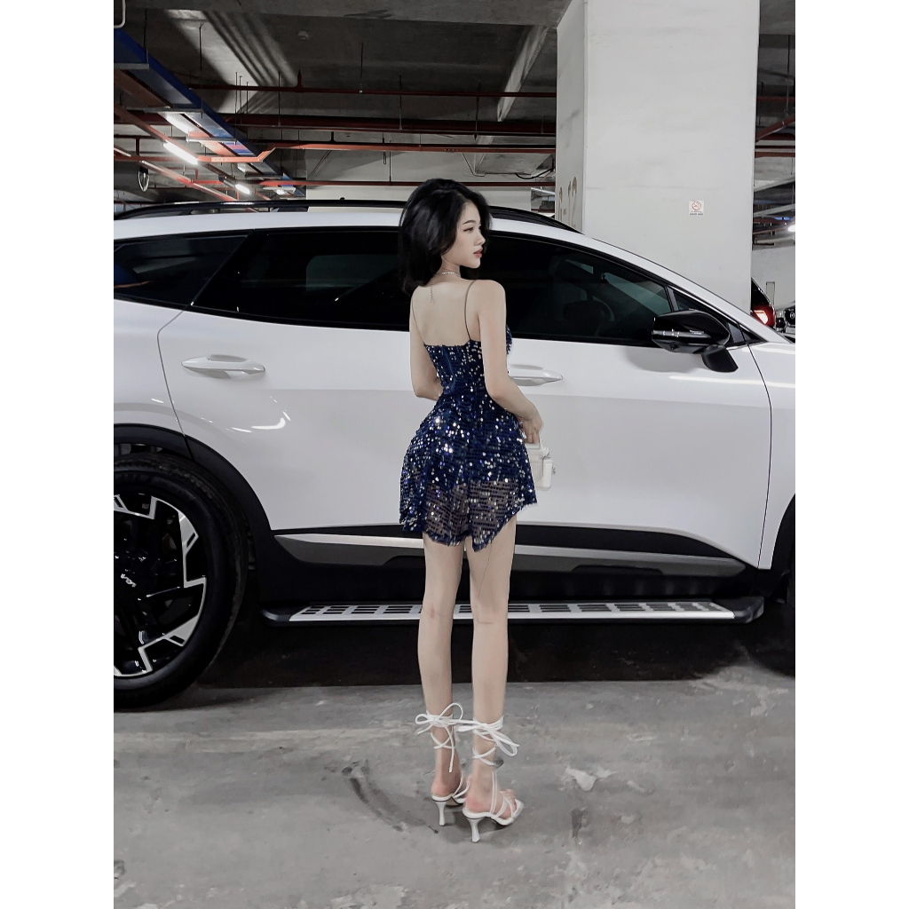 Đầm 2 Dây Body Lấp Lánh - 3436