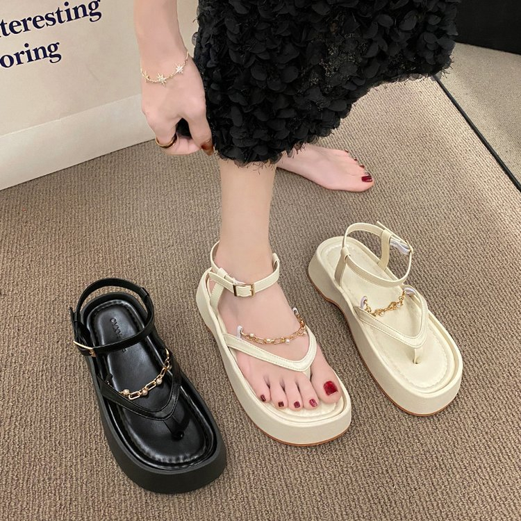 Sandal Nữ Xích Dây Mảnh Độn Đế Cao Cấp Hàng Full Boxxx