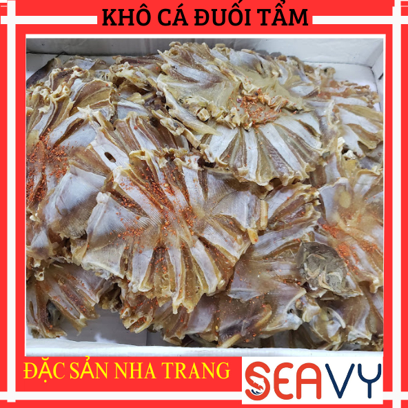Cá đuối khô tẩm gia vị dùng để chiên nướng ngon hơn khi chấm với mắm me đặc sản Nha Trang 500 gram - Seavy