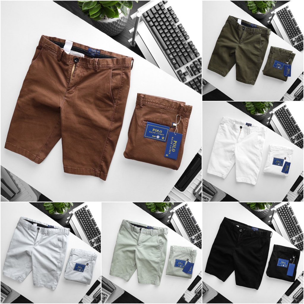 HÀNG VNXK - QUẦN KAKI  SHORT NAM CHẤT KAKI CO GIÃN CAO CẤP TÔNG MÀU CỰC SANG TRỌNG