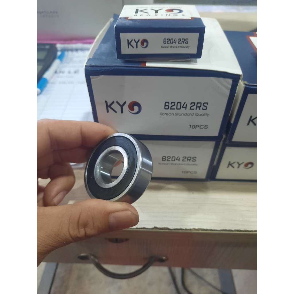 Vòng bi bạc đạn 6200, 6201, 6202, 6203, 6204, 6205, 2RS hiệu KYO nhập khẩu hàn quốc - chất lượng cao -vòng tua cao