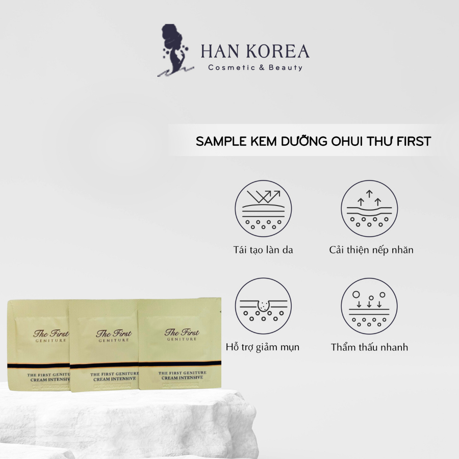 Combo 30 gói kem dưỡng tái sinh OHUI THE FIRST GENITURE 1ml - HÂN KOREA