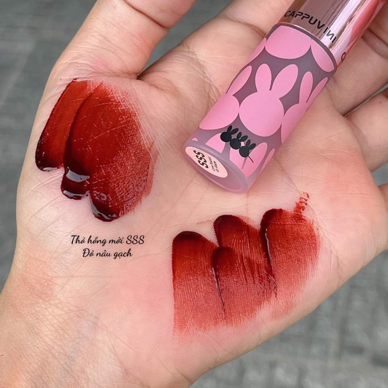 Thỏ hồng mẫu mới màu T02/T03 xinh xinh son cappuvini