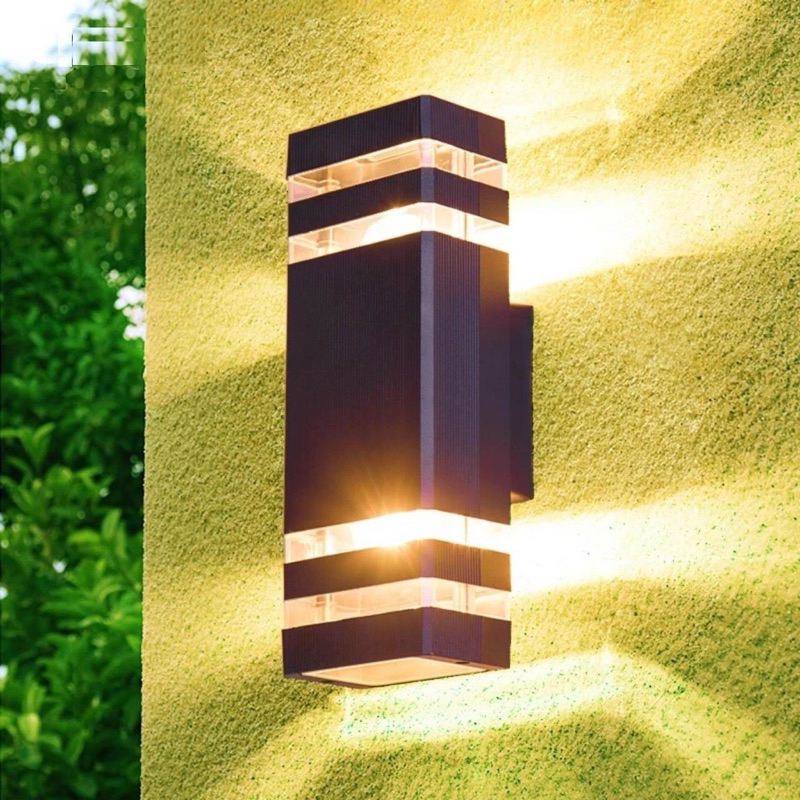 Đèn hắt tường 2 đầu led 3 chế độ mầu