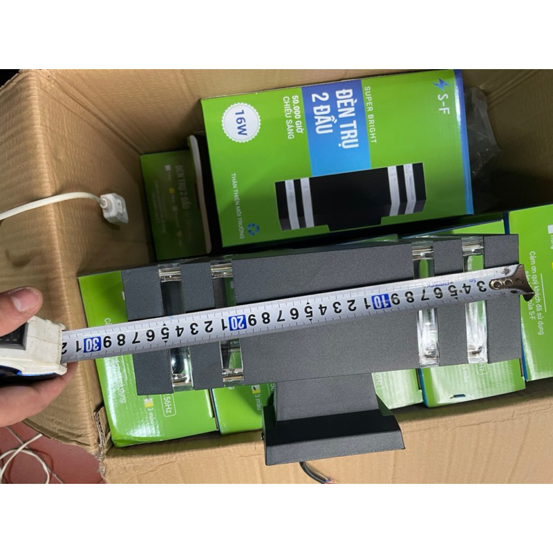 Đèn hắt tường 2 đầu led 3 chế độ mầu