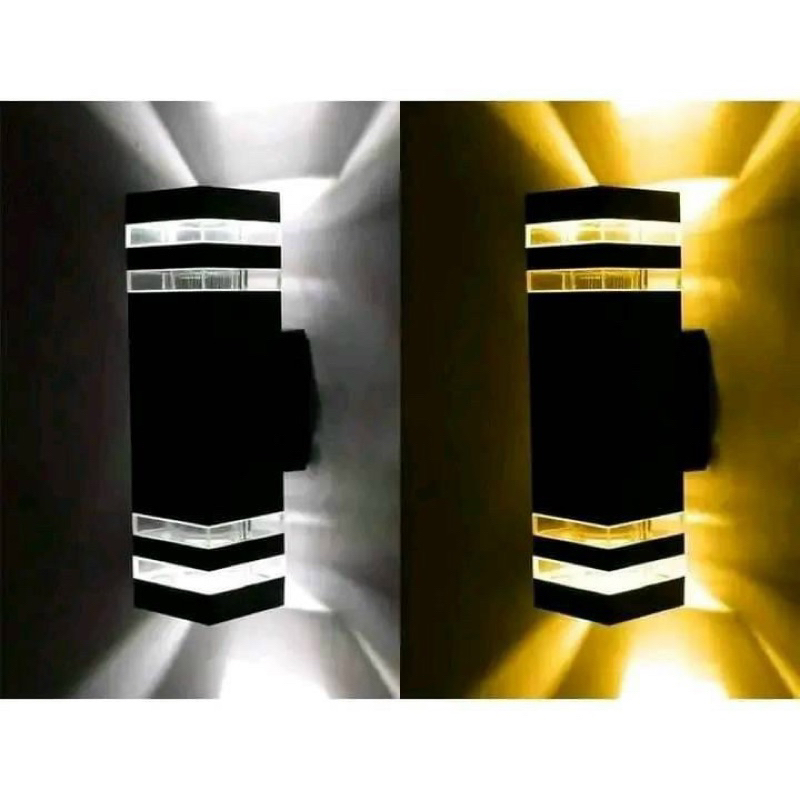 Đèn hắt tường 2 đầu led 3 chế độ mầu