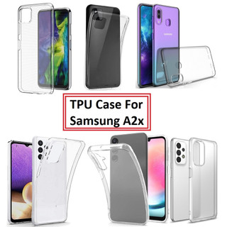Tổng hợp Samsung A2x Series Ốp dẻo trong suốt Samsung A20 A20s A21s A22 4G A22 5G A23 4G A23 5G A24 4G