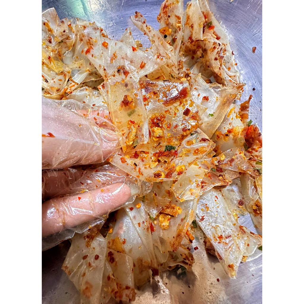 2 BỊCH Bánh Tráng SATE Khô Bò Giòn