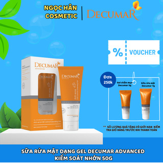 Sữa rửa mặt dạng Gel Decumar Advanced kiểm soát nhờn 50g/100g - ngochan cosmetic