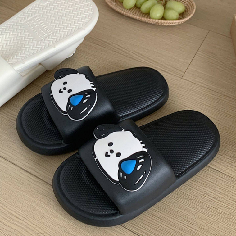 Dép Quai Ngang Nữ Hình Girl Boy Hàn Quốc Cute Couple Dép Đi Biển