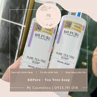Bản mới kb pure tea tree soap gel rửa mặt tinh chất tràm trà