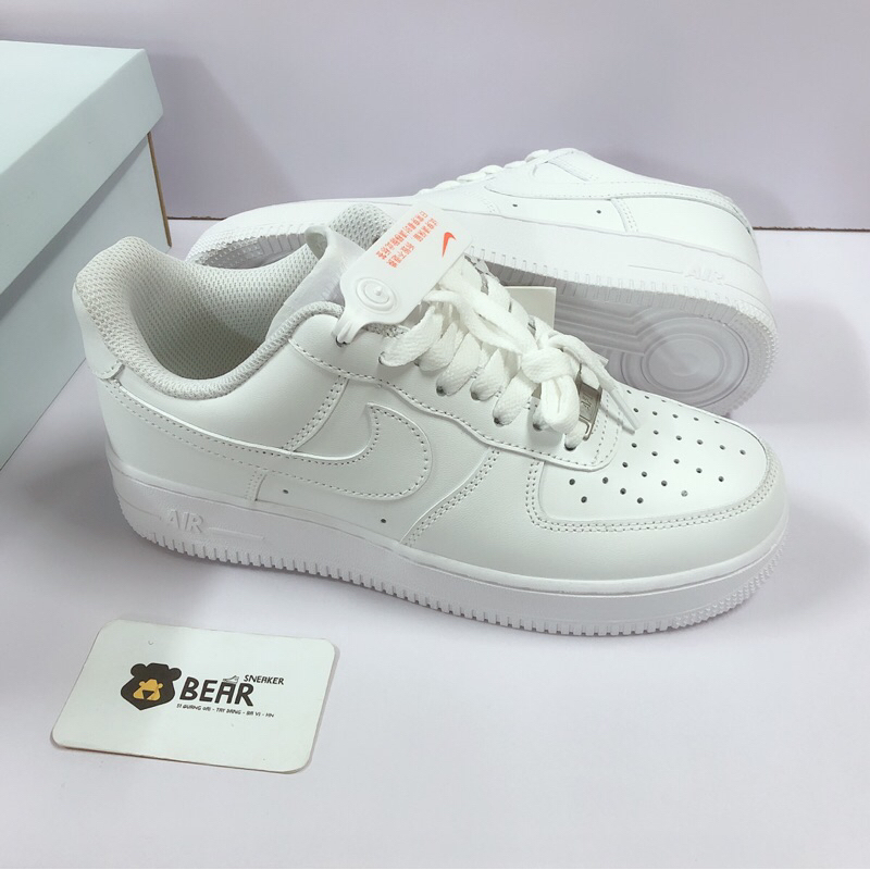 [bear sneaker] giày Air Force 1 full trắng hàng SC