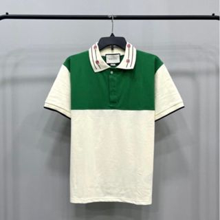 Áo polo GC Embroidered phối màu mới nhất Áo polo GC nam nữ vải cá sấu mới nhất