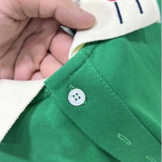 Áo polo GC Embroidered phối màu mới nhất Áo polo GC nam nữ vải cá sấu mới nhất
