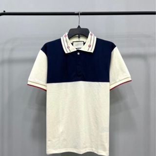 Áo polo GC Embroidered phối màu mới nhất Áo polo GC nam nữ vải cá sấu mới nhất