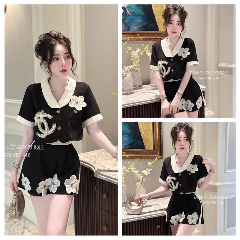 Set dự tiệc cao cấp mặc đi chơi đi làm đều xinh she by nd