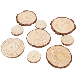(7-8Cm) Lót Cốc Gỗ Vintage Decor Lót Ly Vân Gỗ Mộc Trang Trí