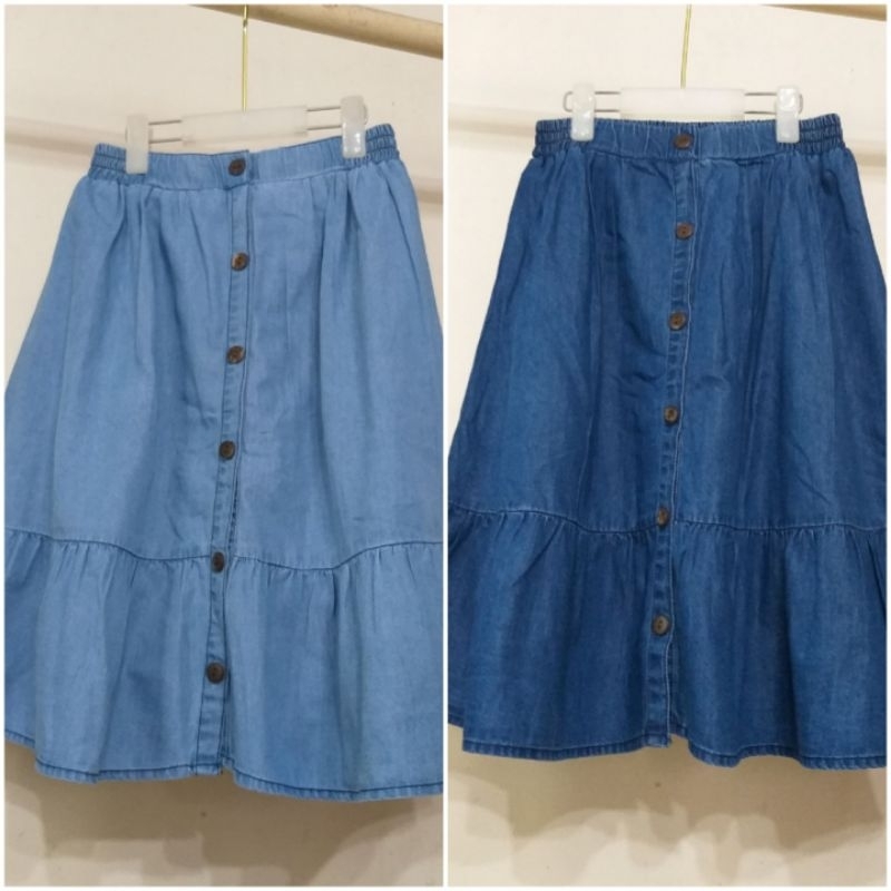 Chân váy vải bò giấy phom dài cho bé gái size đại 25-45kg(M6k)