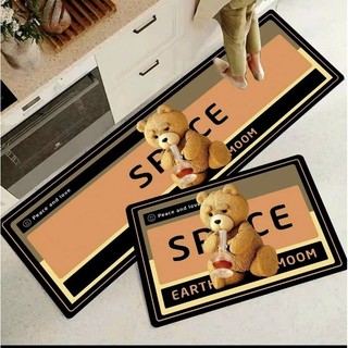 bộ 2 thảm bếp màu sang chảnh