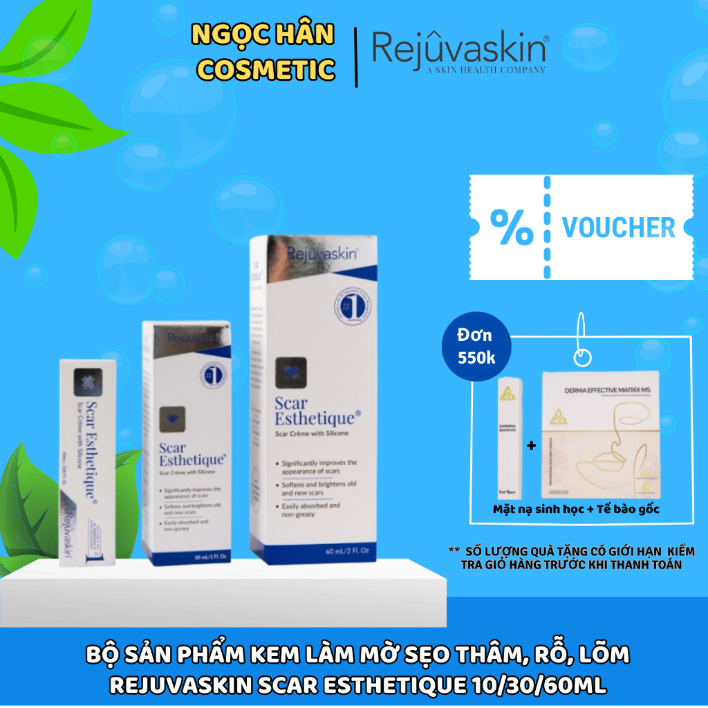 Kem xóa Sẹo Thâm, lấp đầy Sẹo Rỗ, Sẹo Lõm Scar Esthetique 10ml,30ml,60ml - Làm mờ sẹo nhanh chóng - ngochan cosmetic