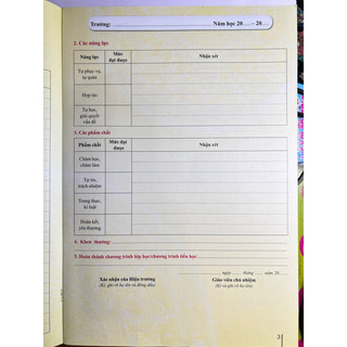 Sổ Học Bạ Tiểu Học theo TT27/2018. - Văn phòng phẩm Thu Thảo
