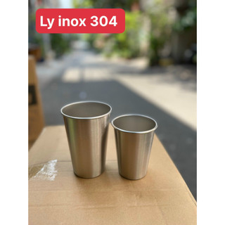 Cốc ly uống nước bằng inox 304 loại 1 lớp 350ml
