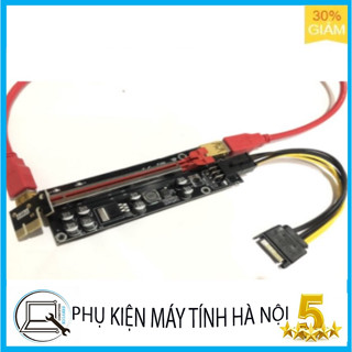Cáp Riser USB 3.0 009S Plus – Nối Dài VGA PCI-E 1x to 16x, 8 Tụ Lọc, Viền Kim Loại Siêu Bền, Ổn Định Cao